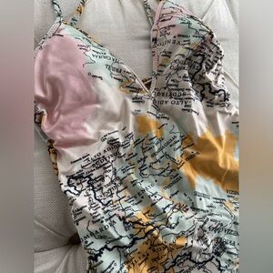 Derek Lam 10 Crosby Swim size S Italian map